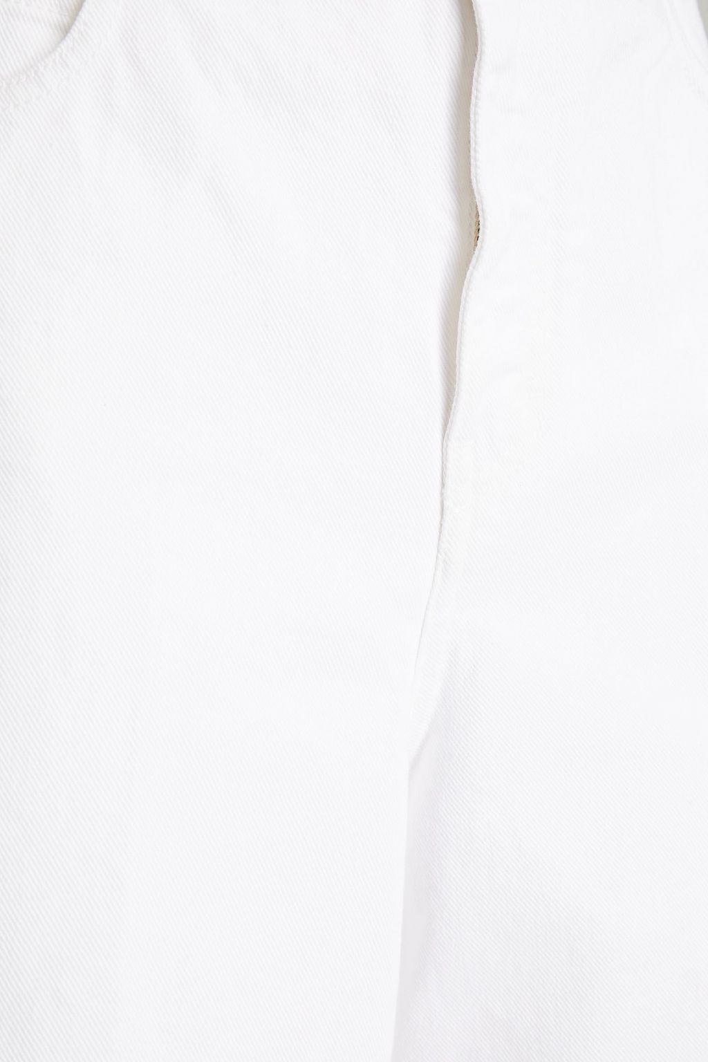 VICTORIA, VICTORIA BECKHAM Cropped high-rise wide-leg jeans