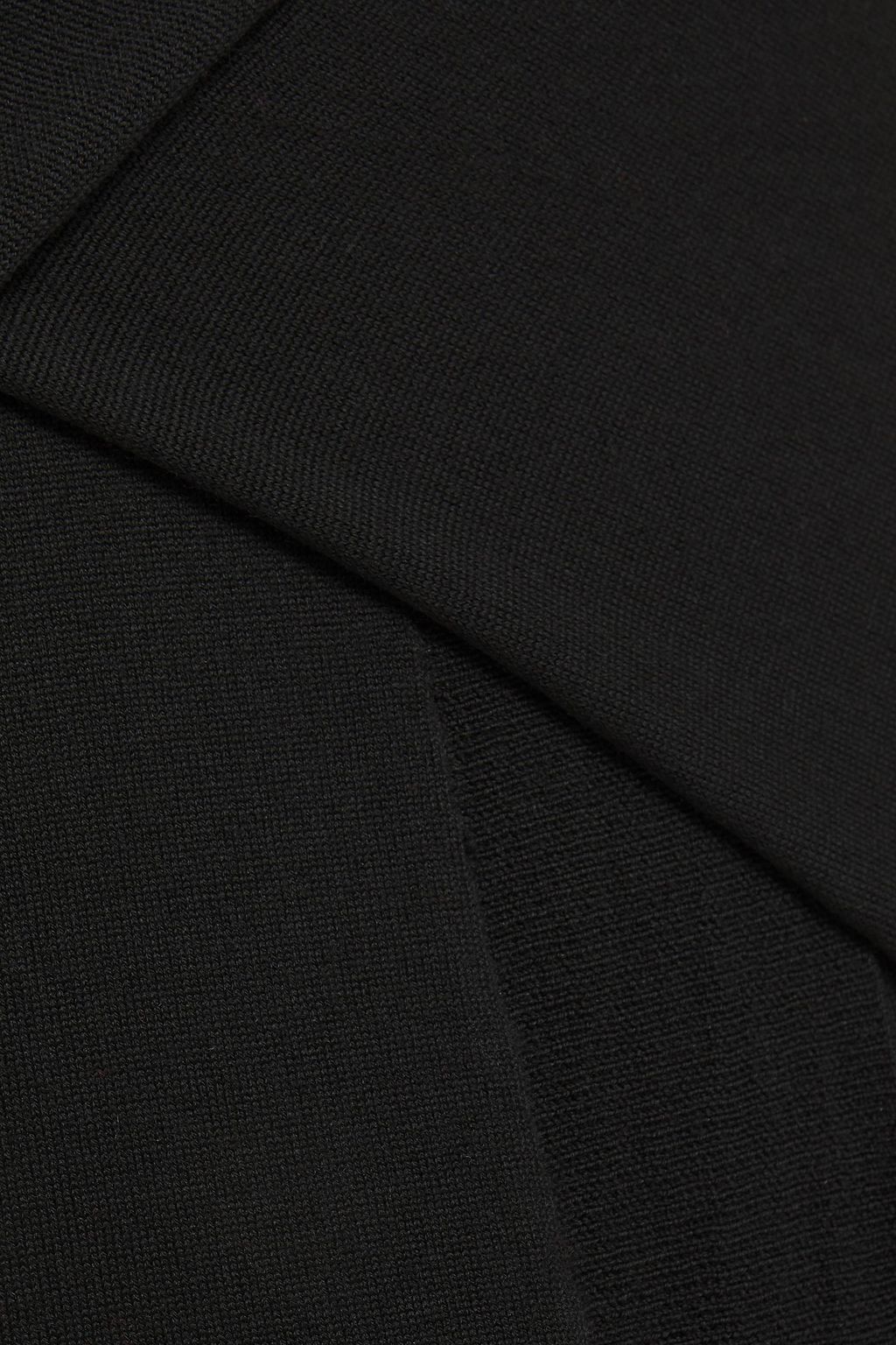 MCQ ALEXANDER MCQUEEN Draped wool-blend dress