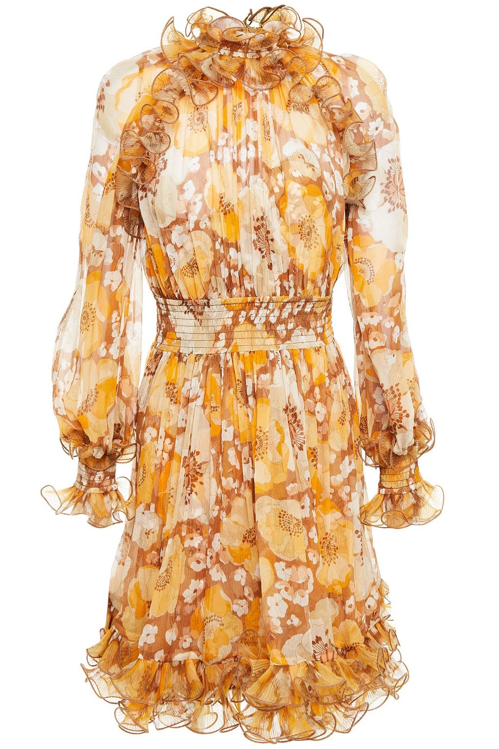 zimmermann ruffle mini dress
