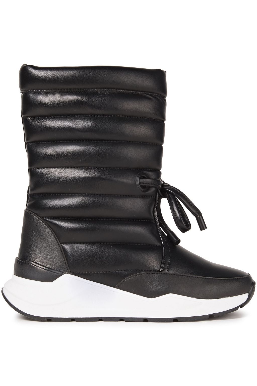faux leather winter boots