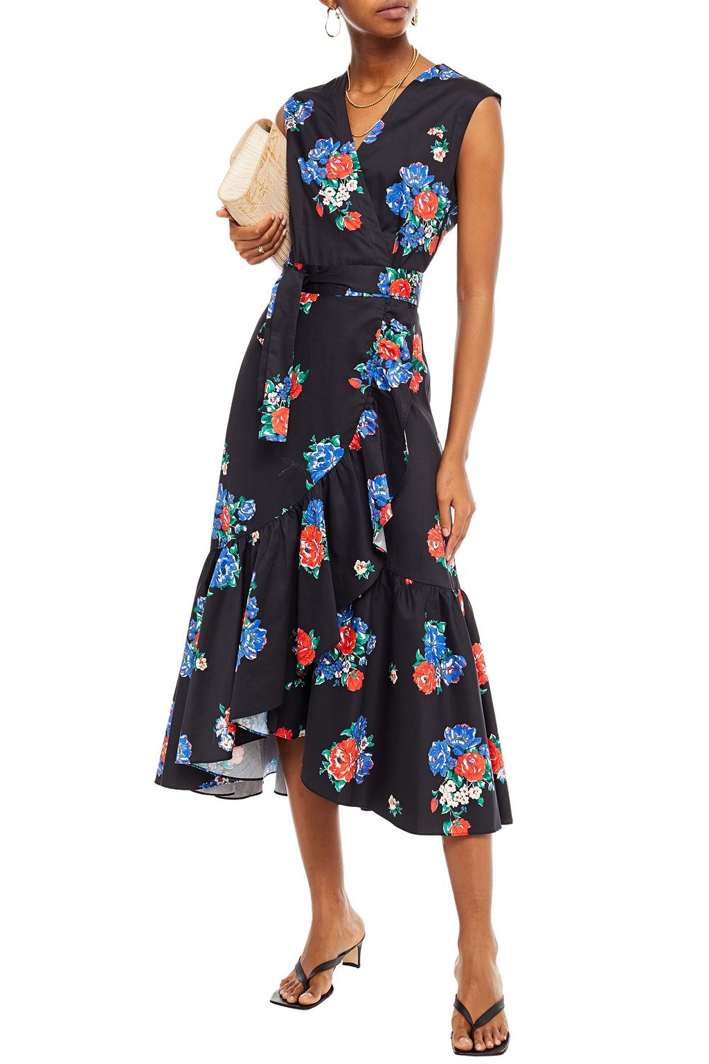 tory burch ruffle dress