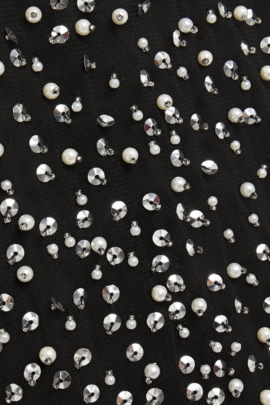 JAY GODFREY Embellished tulle mini dress