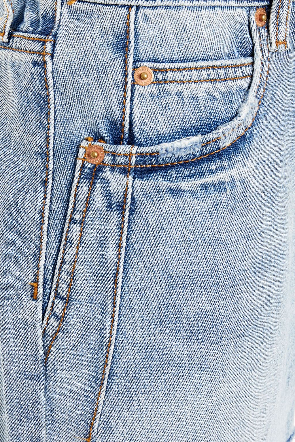 CURRENT/ELLIOTT The Wildes Aficionado distressed denim shorts