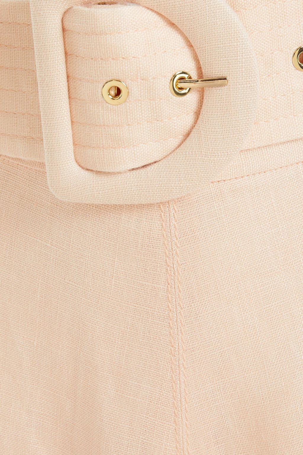 ZIMMERMANN Belted linen maxi skirt