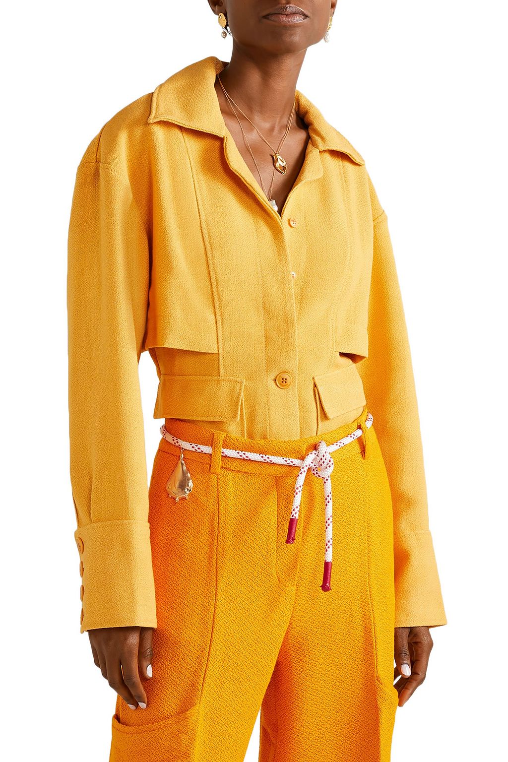 ALIGHIERI Castaway gold-plated and rope belt