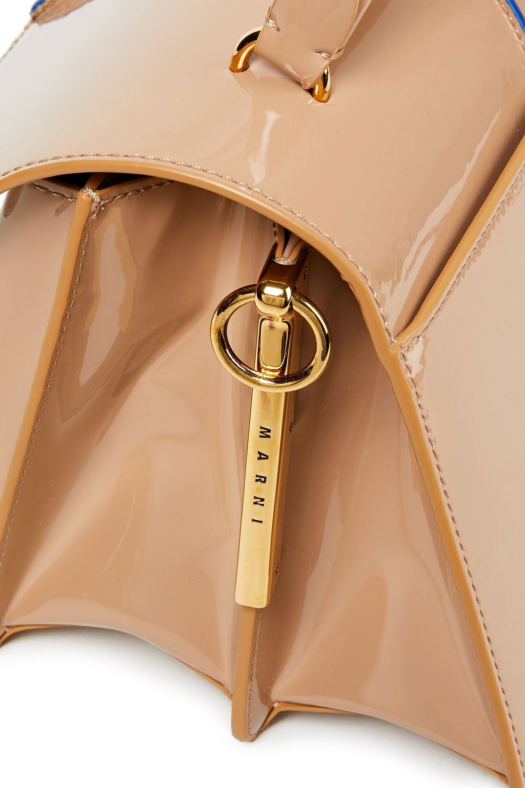 MARNI Patent-leather shoulder bag