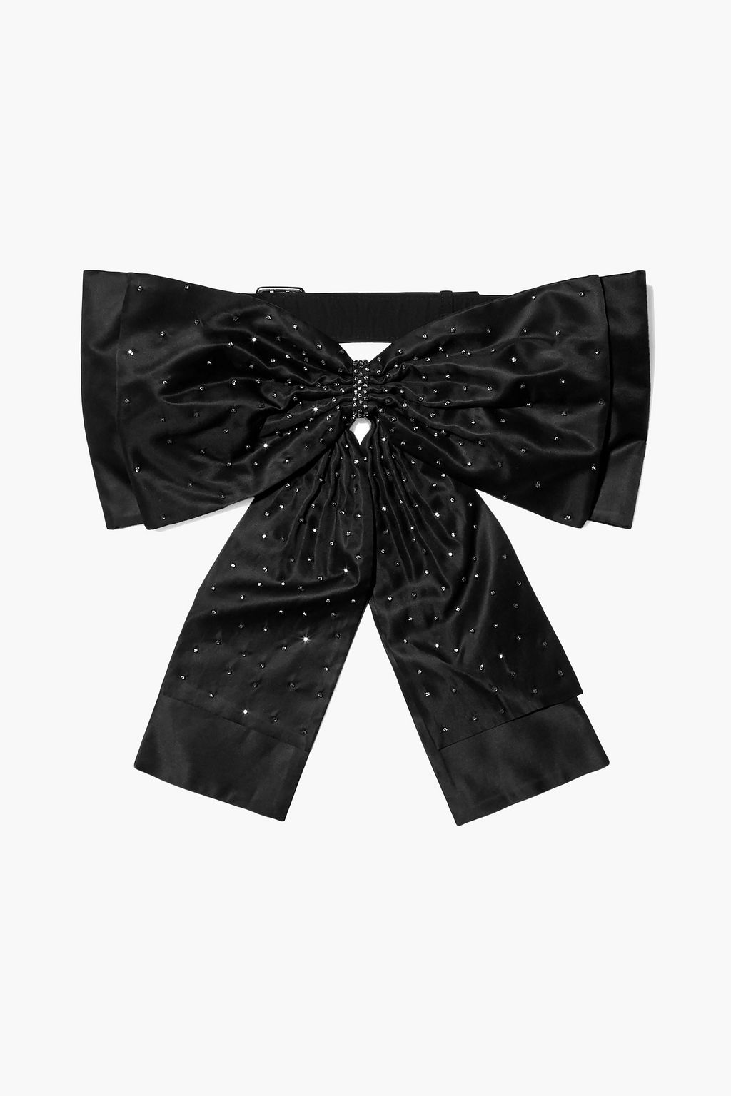 black bow belt
