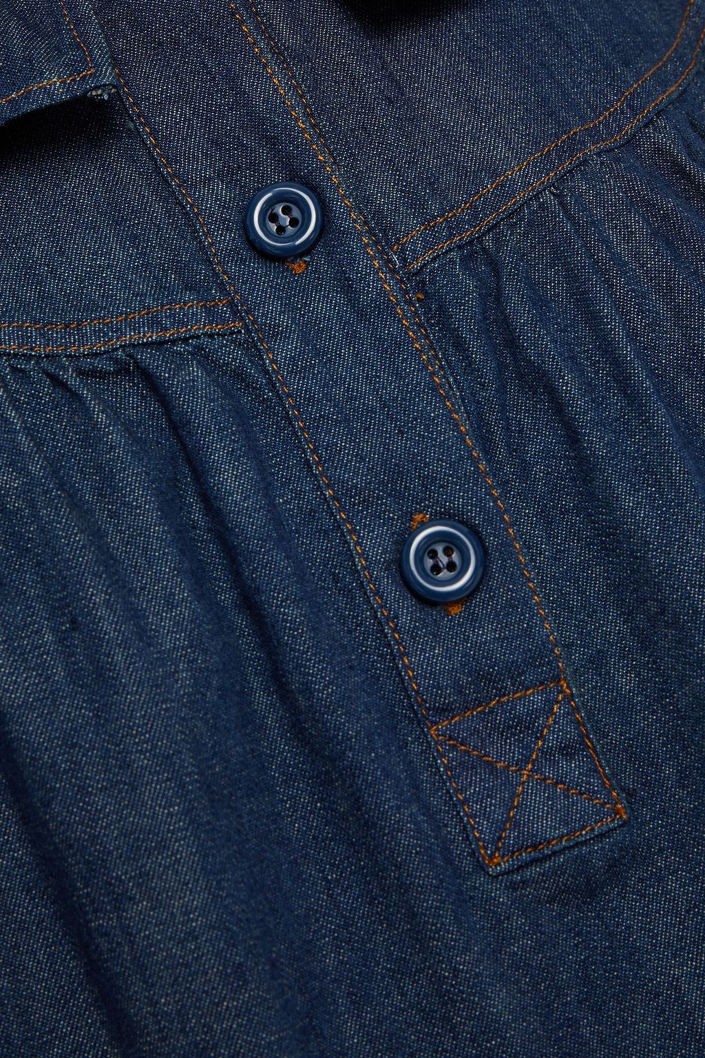 SEE BY CHLOÉ Ruffled denim top