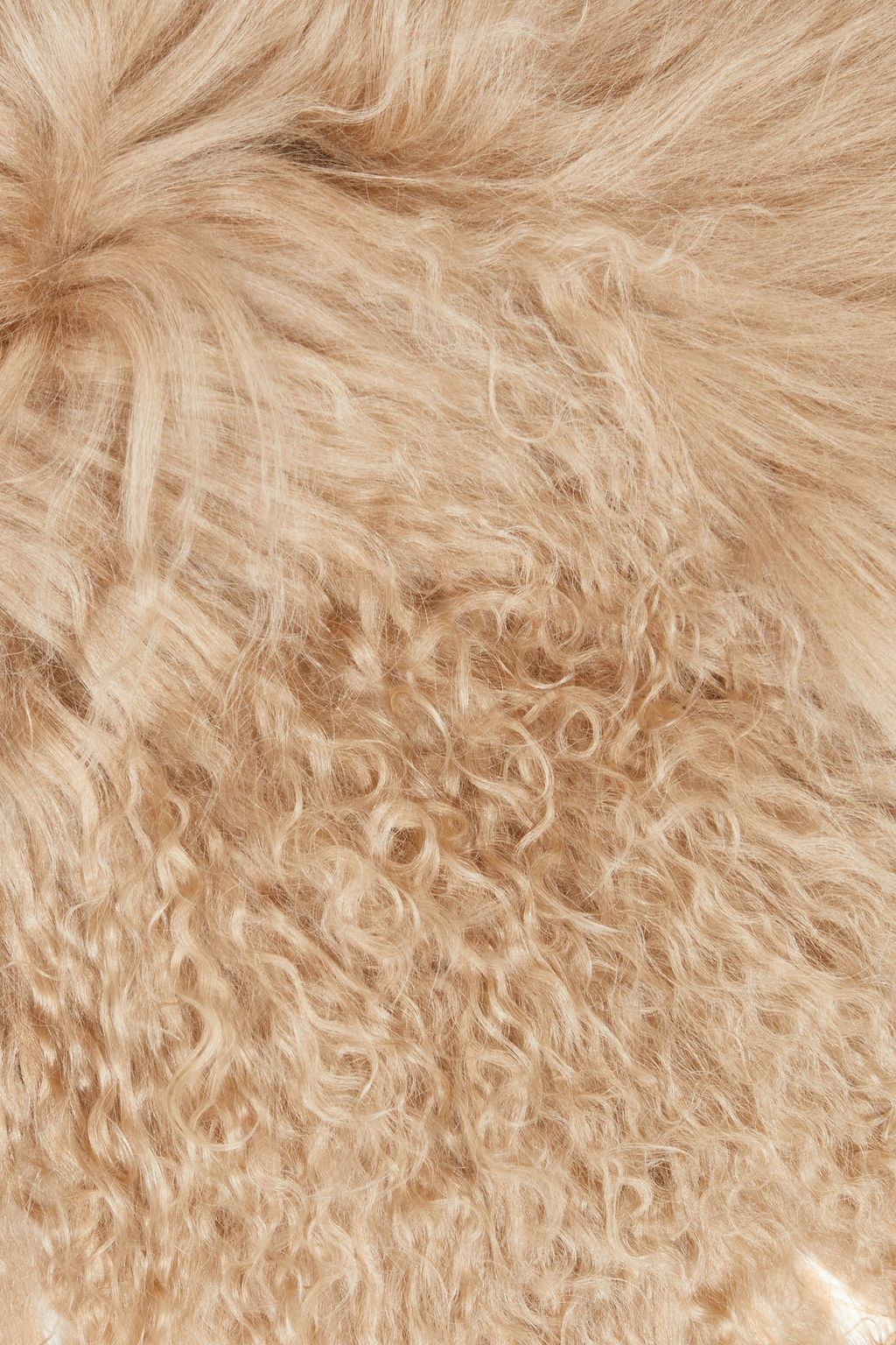 KARL DONOGHUE Satin-trimmed shearling collar