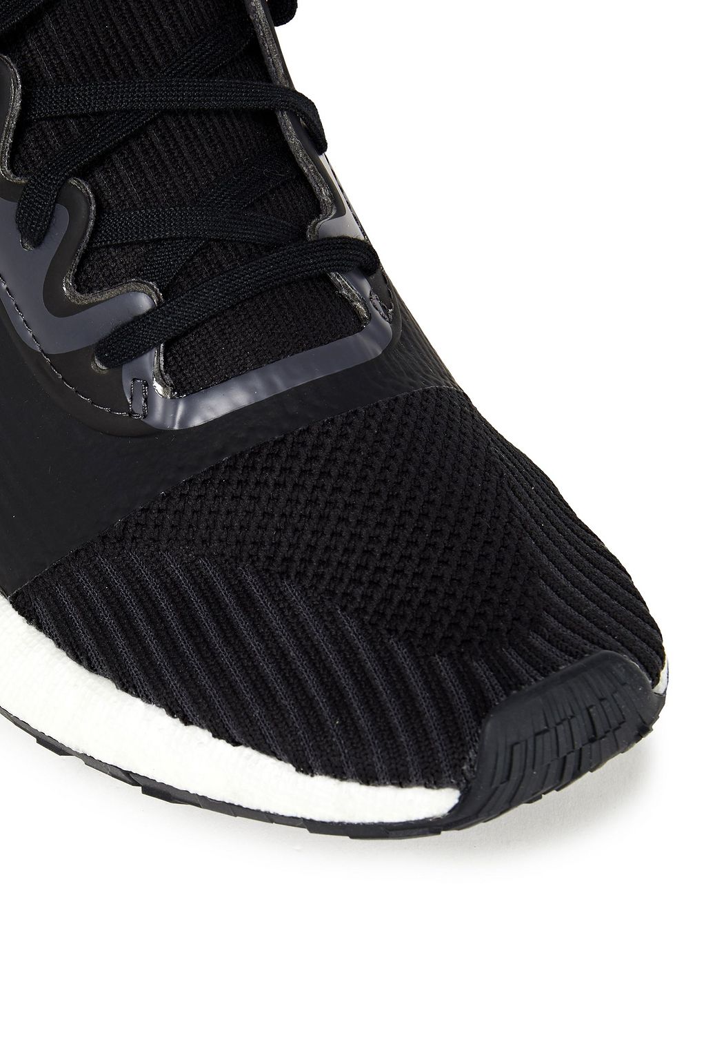 ADIDAS BY STELLA MCCARTNEY Rubber-trimmed stretch-knit sneakers