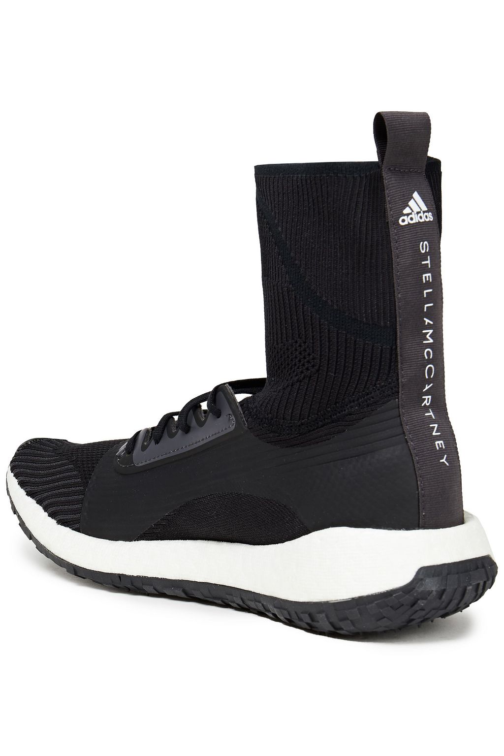 ADIDAS BY STELLA MCCARTNEY Rubber-trimmed stretch-knit sneakers