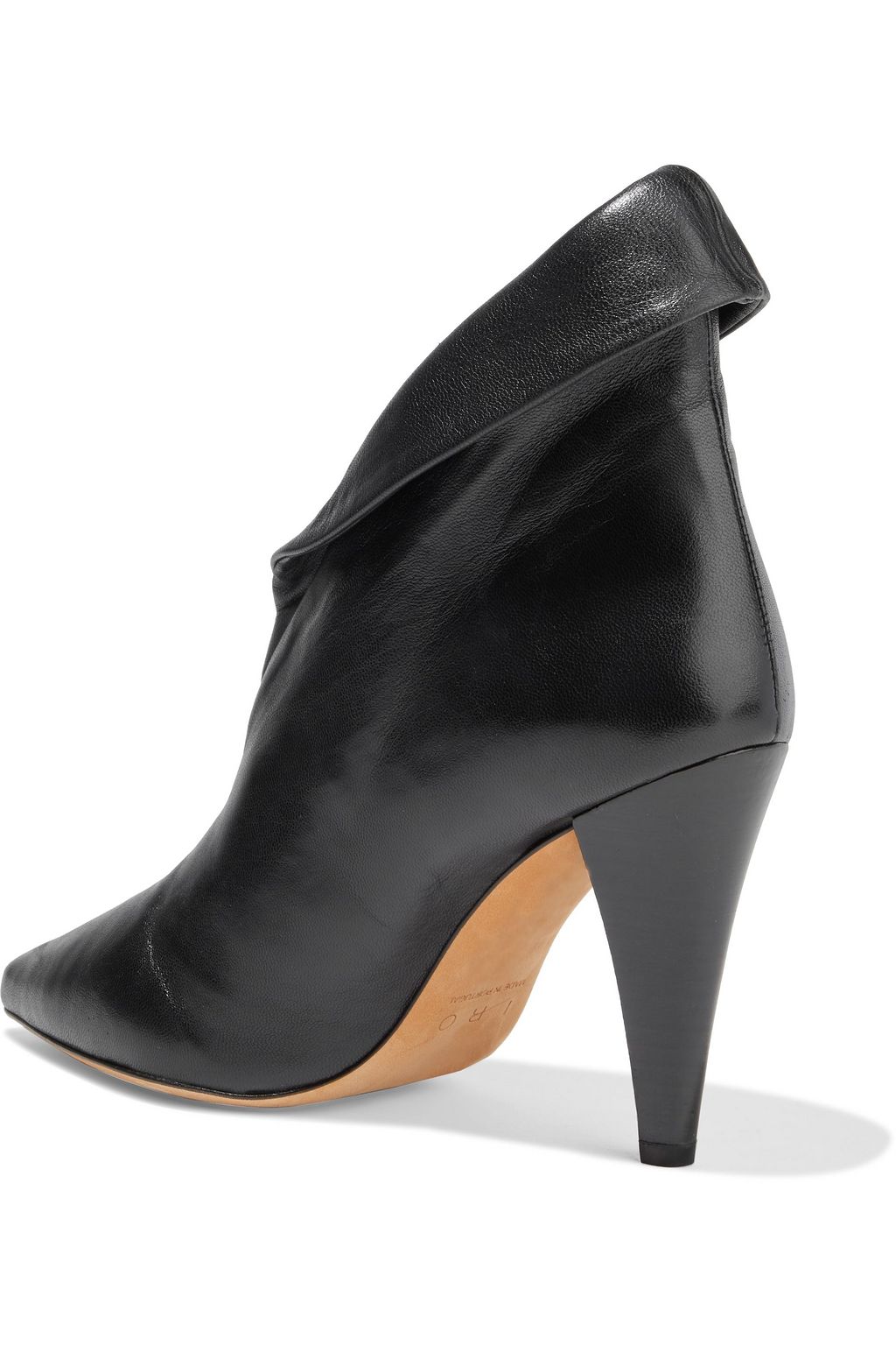IRO Fawn textured-leather ankle boots