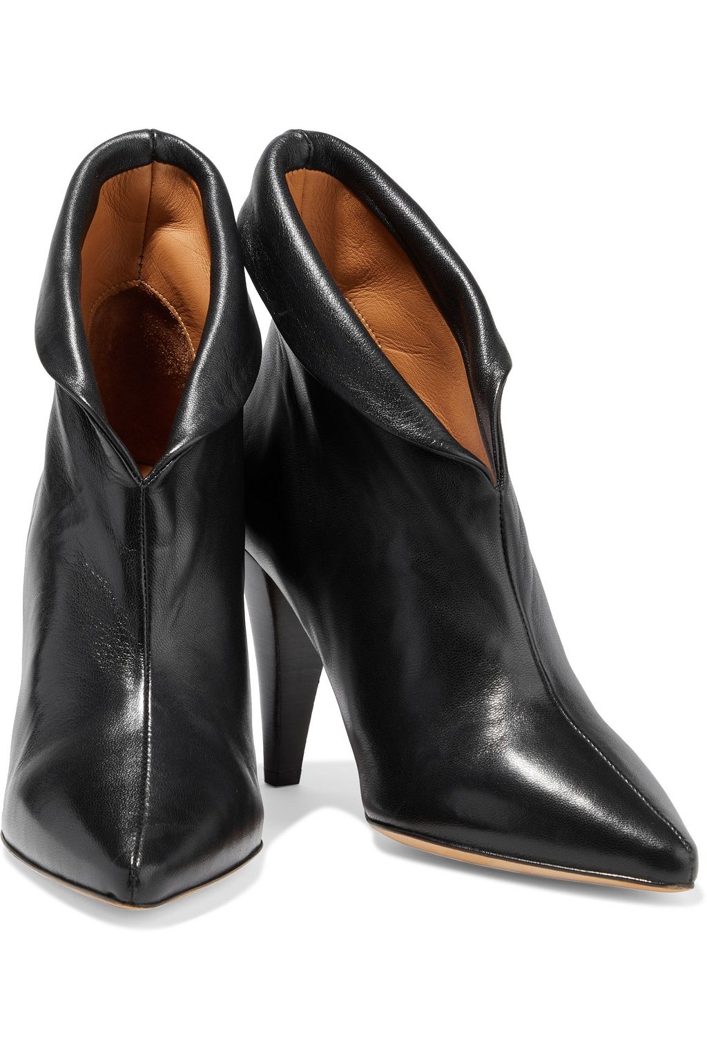 IRO Fawn textured-leather ankle boots