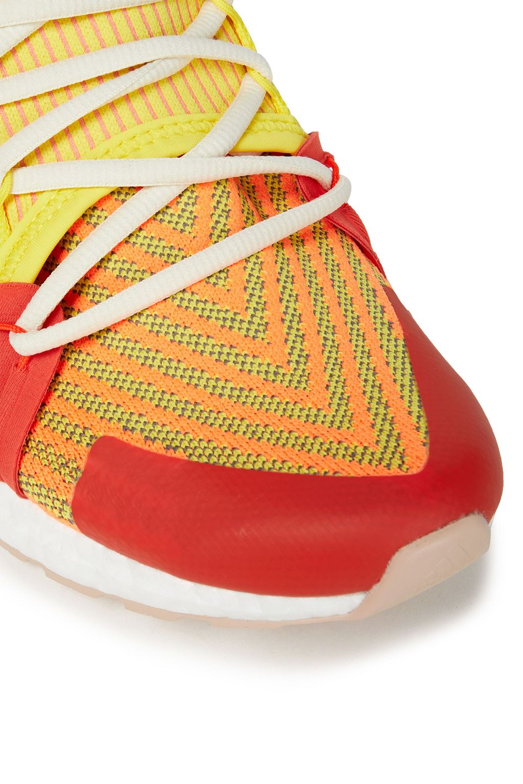 ADIDAS BY STELLA MCCARTNEY Rubber-trimmed stretch-knit sneakers