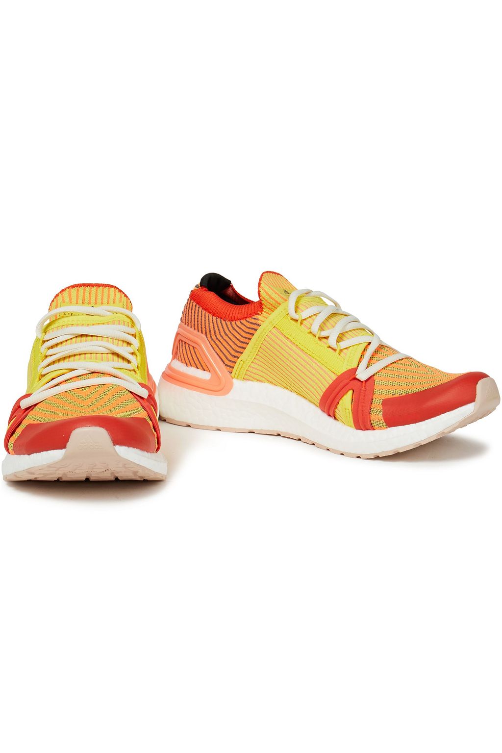 ADIDAS BY STELLA MCCARTNEY Rubber-trimmed stretch-knit sneakers
