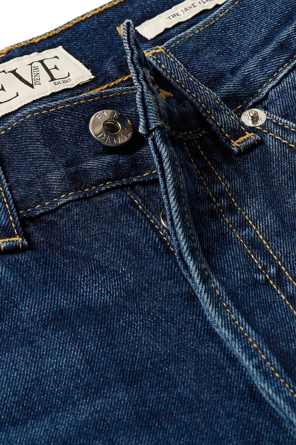 EVE DENIM Jane cropped high-rise flared jeans