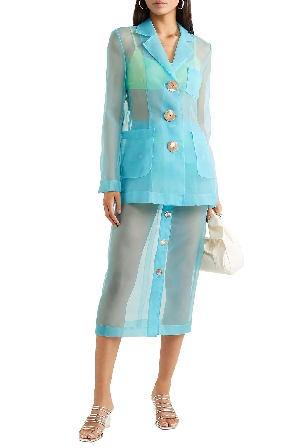 REJINA PYO Sophie organza blazer