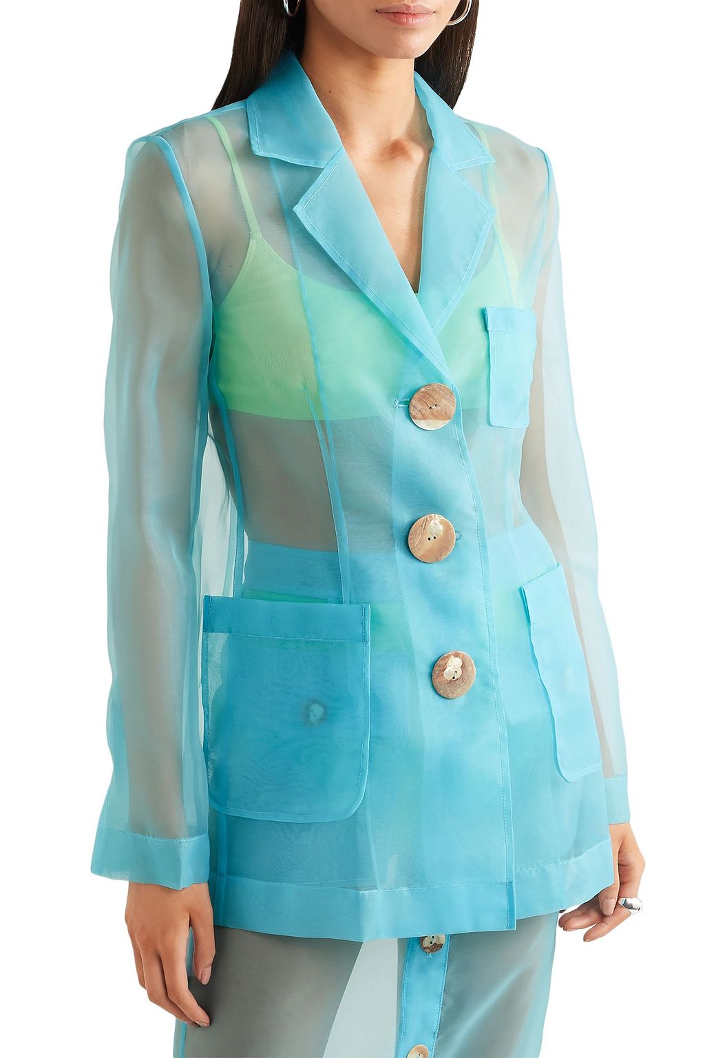 REJINA PYO Sophie organza blazer