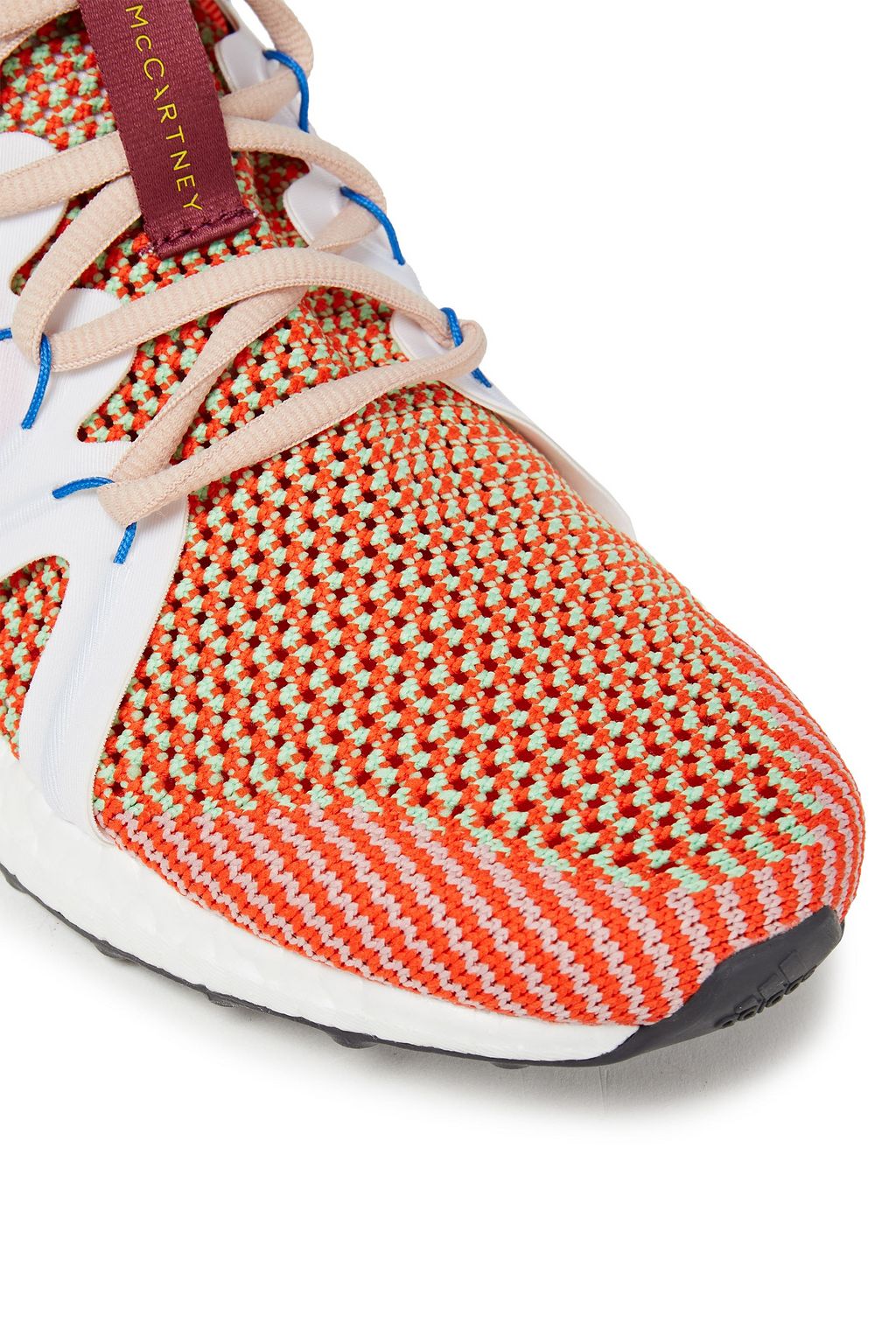ADIDAS BY STELLA MCCARTNEY Rubber-trimmed stretch-knit sneakers
