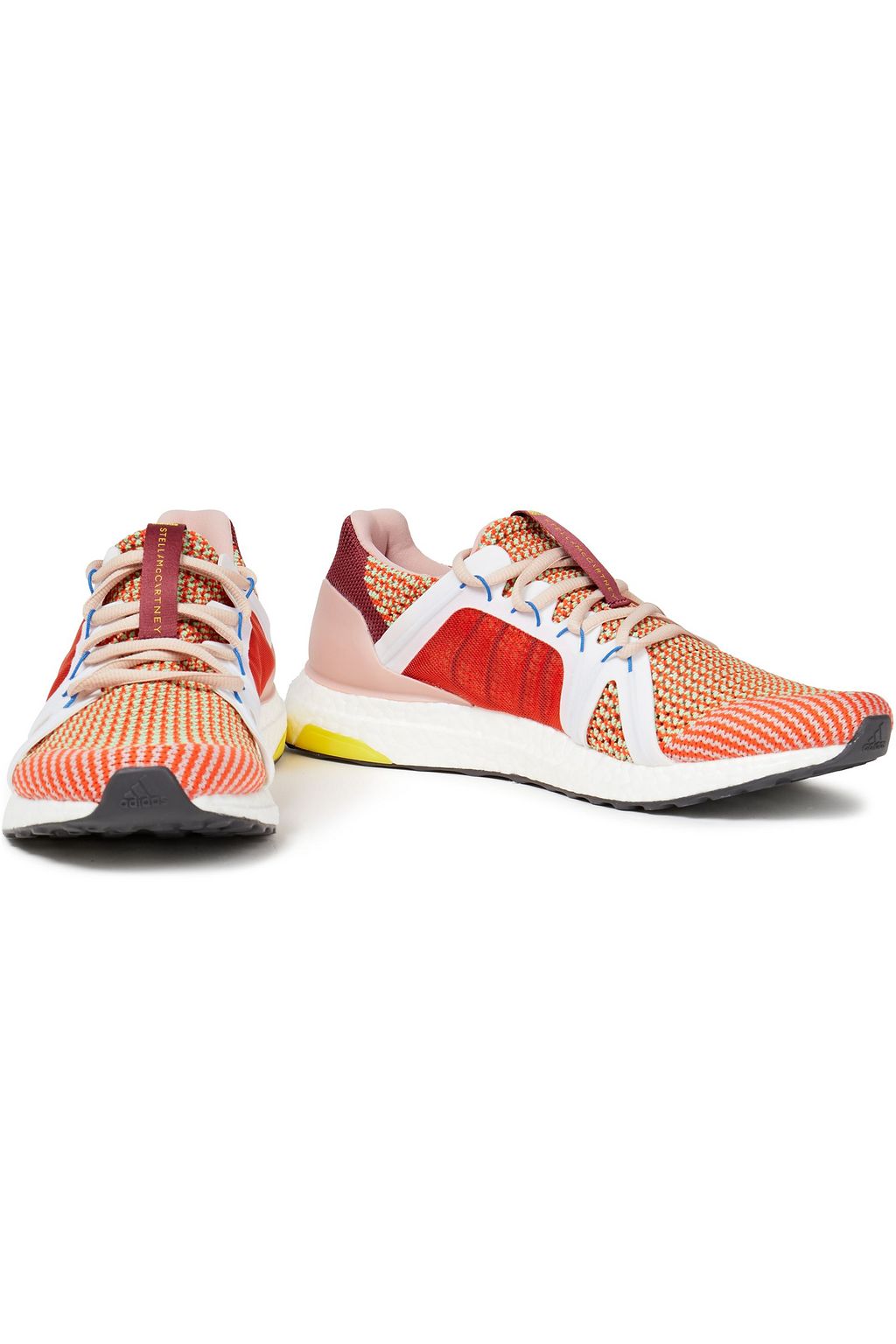 ADIDAS BY STELLA MCCARTNEY Rubber-trimmed stretch-knit sneakers