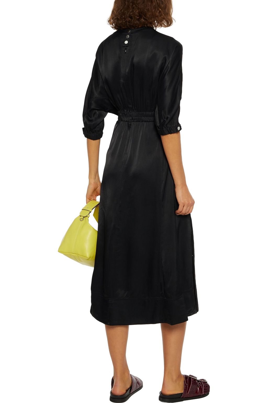 3.1 PHILLIP LIM Twist-front satin midi dress