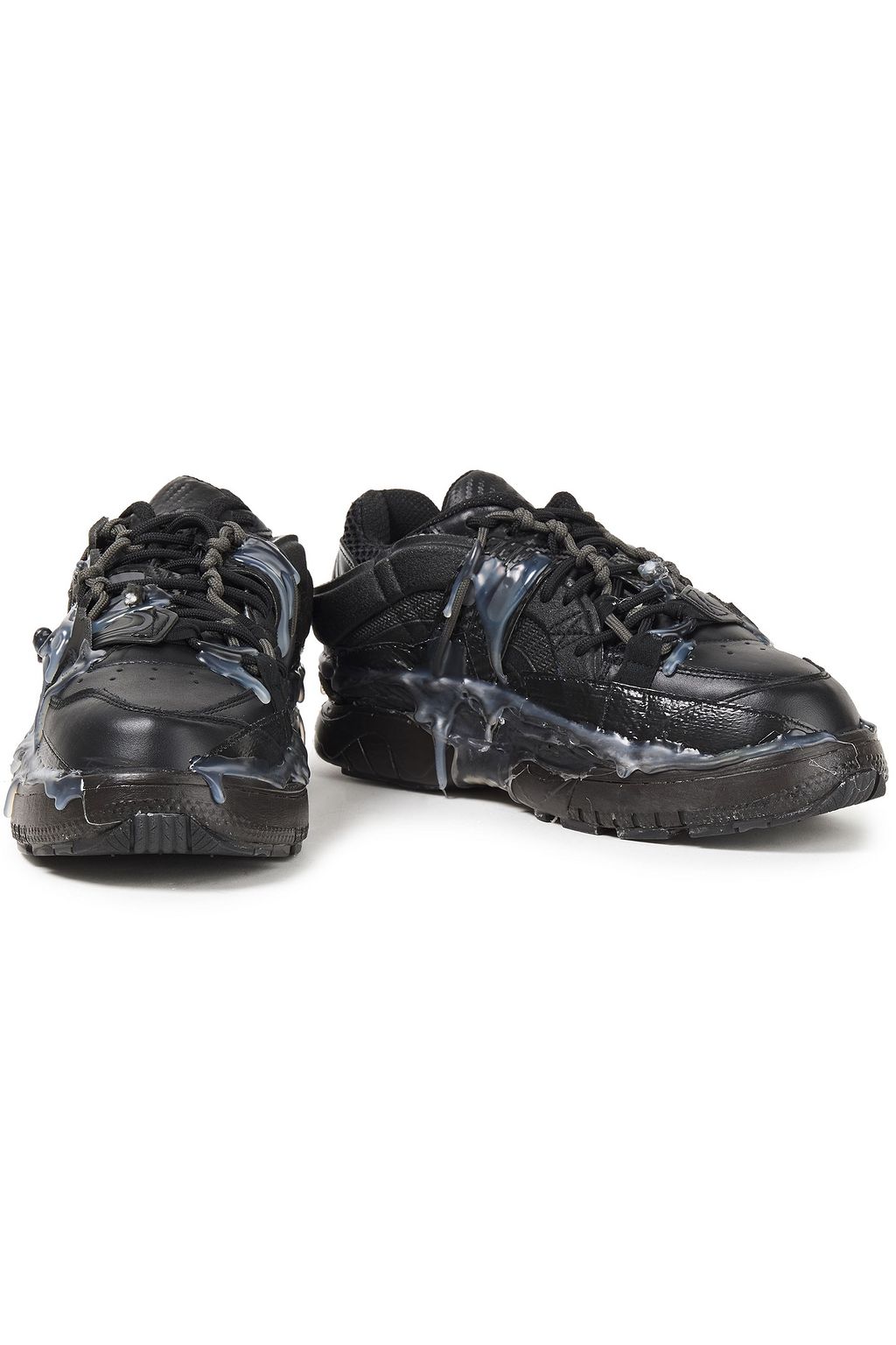 maison margiela fusion leather and mesh