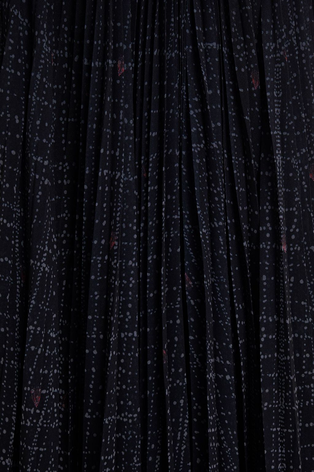 CAMILLA Lace-paneled crystal-embellished printed chiffon maxi dress