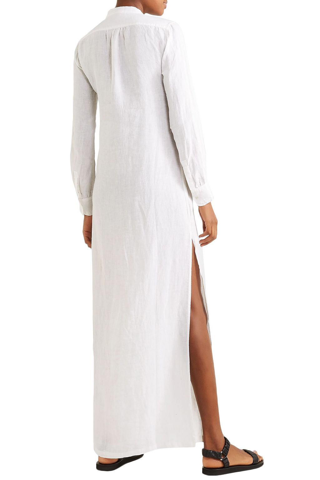 NILI LOTAN Galabeya linen maxi dress
