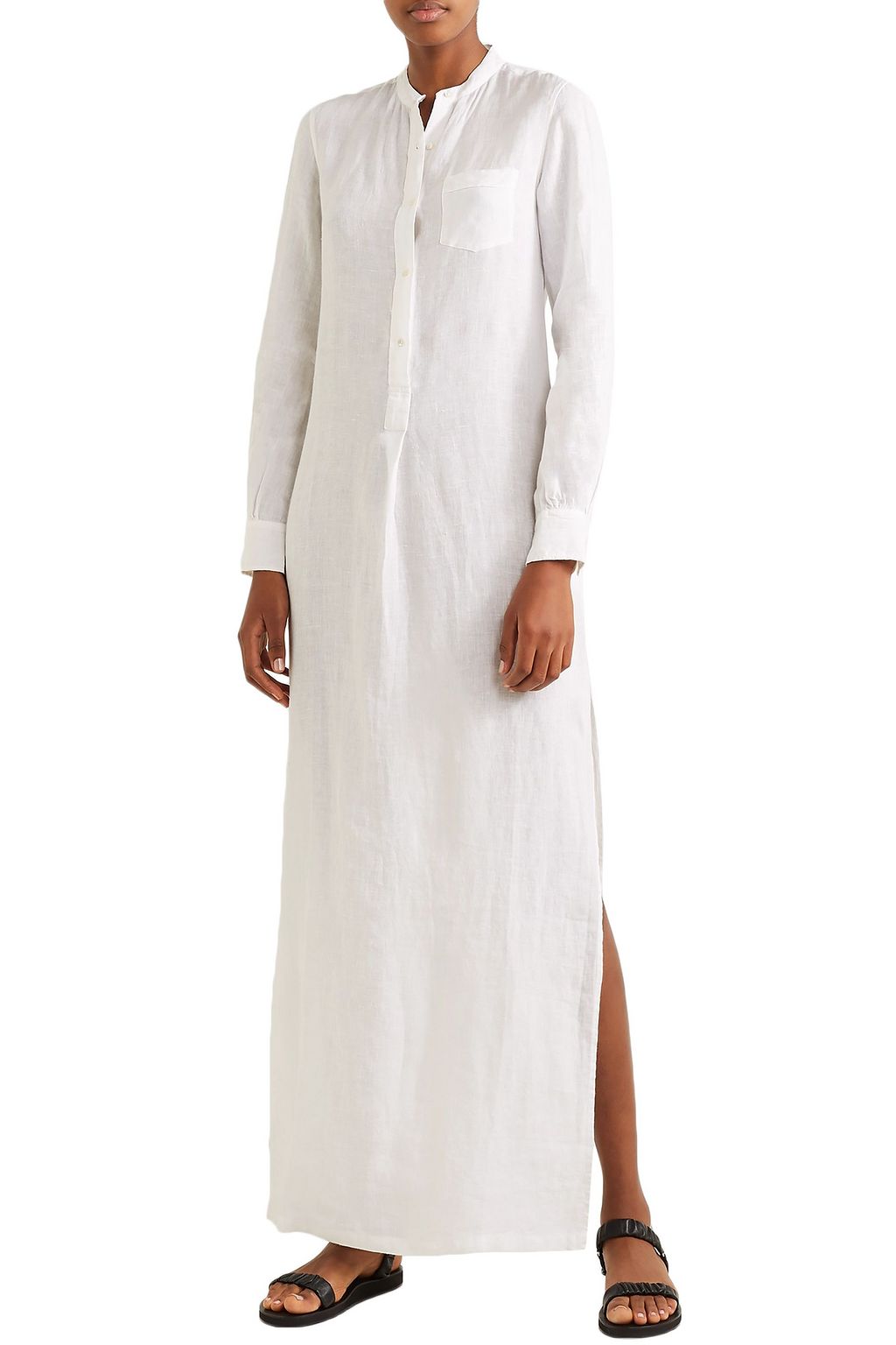 NILI LOTAN Galabeya linen maxi dress