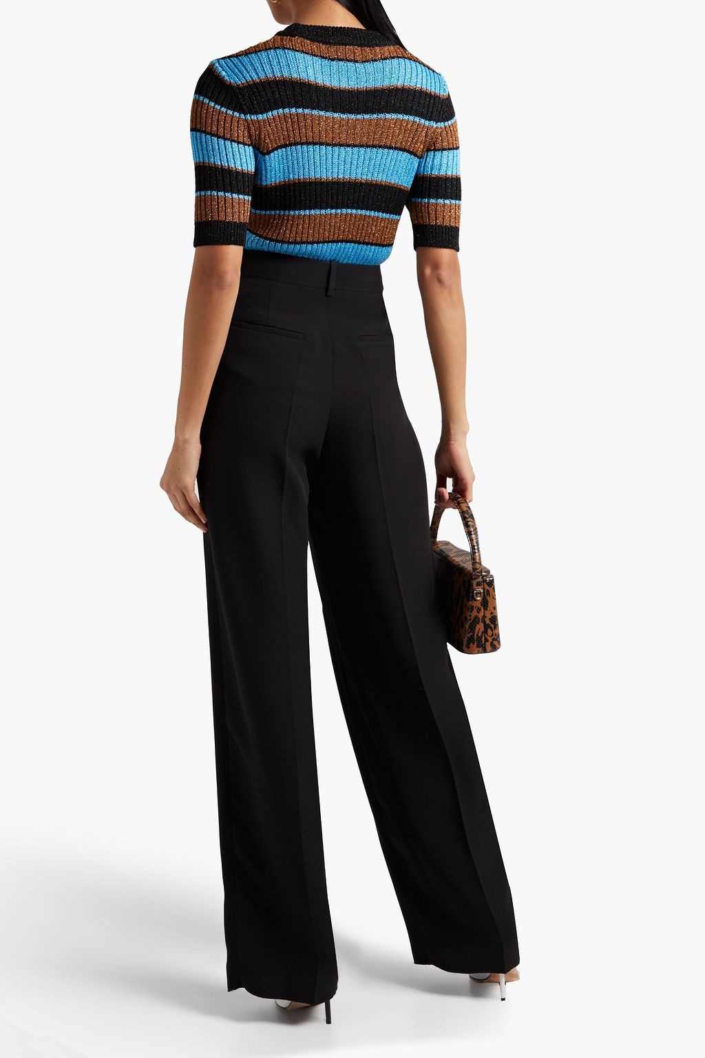 VALENTINO GARAVANI Silk wide-leg pants