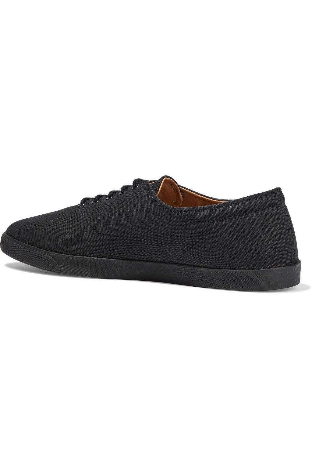 THE ROW Dean embroidered canvas sneakers
