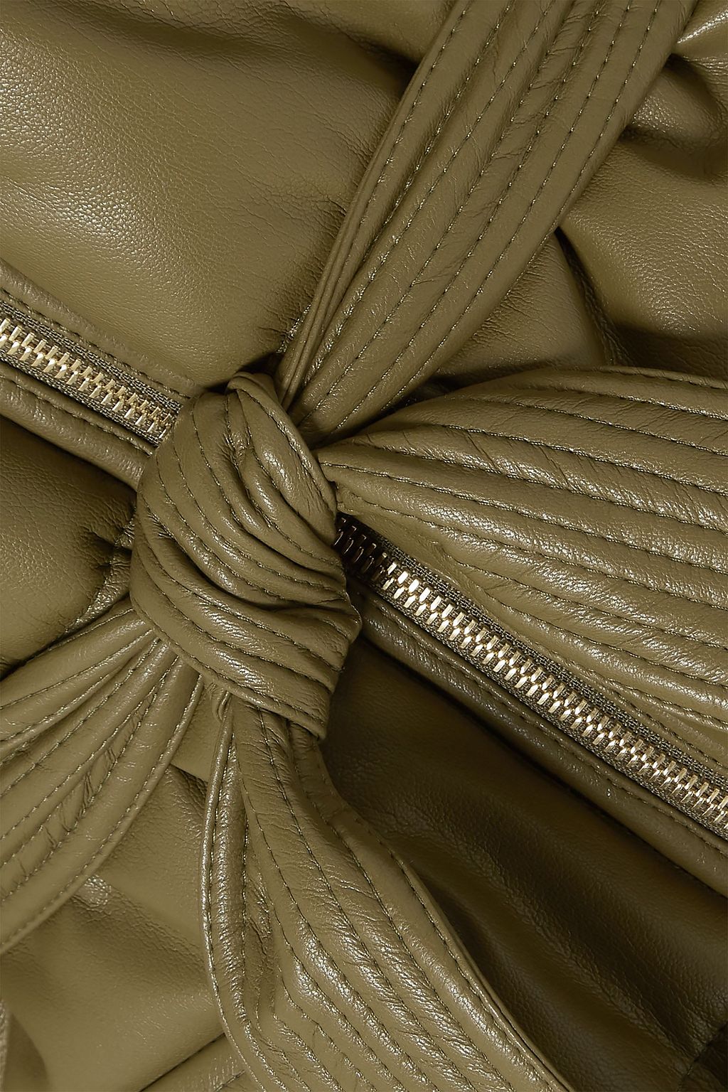 NANUSHKA Lenox quilted vegan leather hooded coat