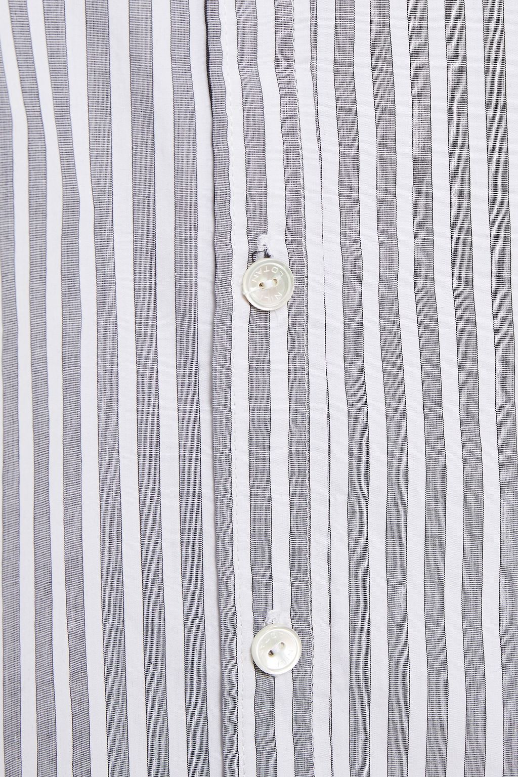 NILI LOTAN Helen striped cotton-poplin shirt