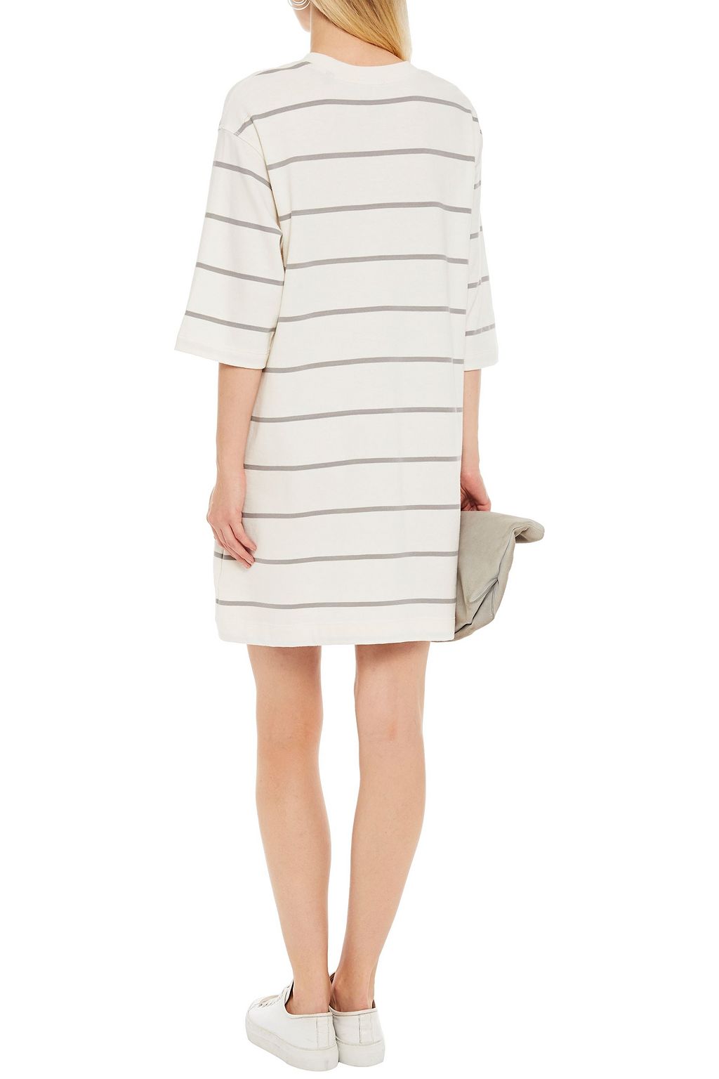 ATM ANTHONY THOMAS MELILLO Striped cotton-jersey mini dress