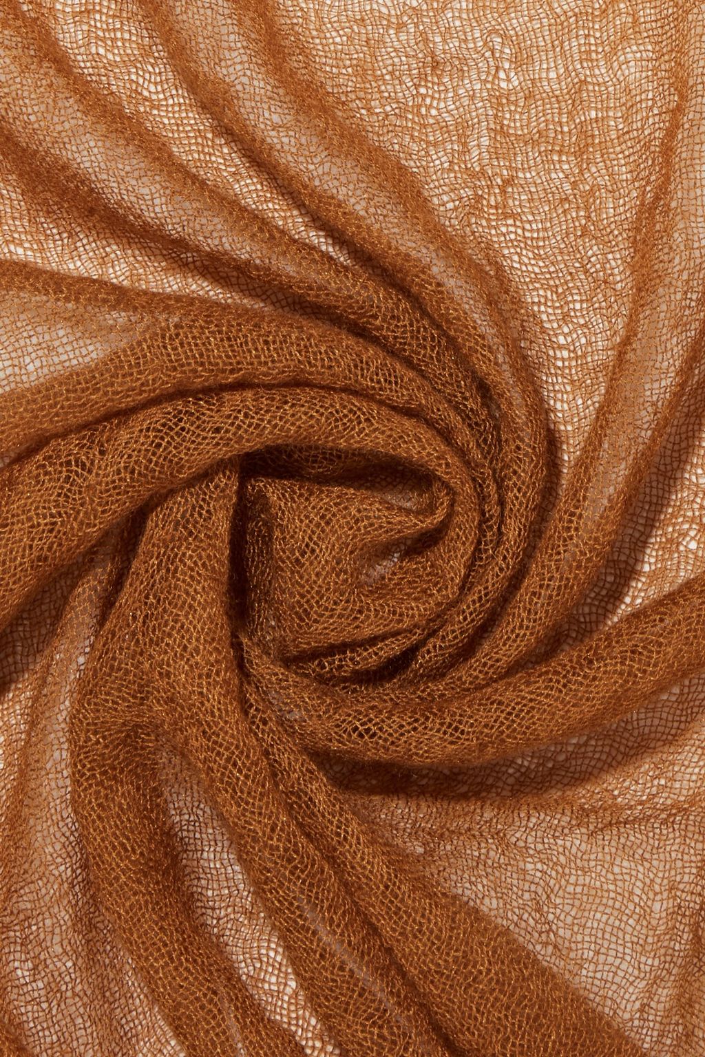 CHAN LUU Frayed cashmere and silk-blend gauze scarf