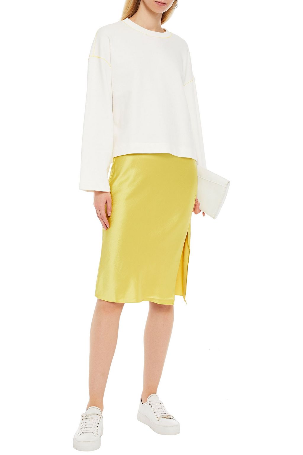 ATM ANTHONY THOMAS MELILLO Embroidered French cotton-terry sweatshirt