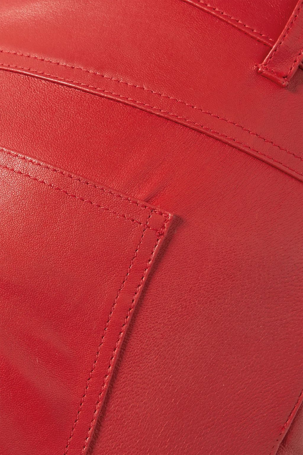 STAND STUDIO Stella leather slim-leg pants