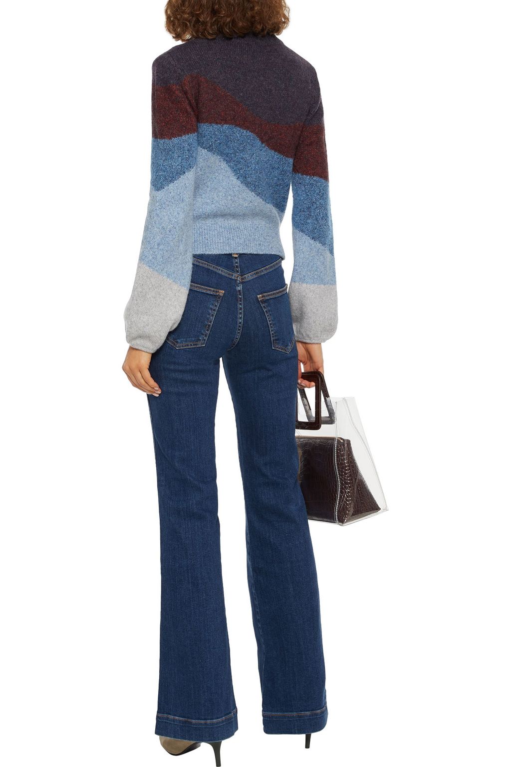 VERONICA BEARD Layton high-rise flared jeans
