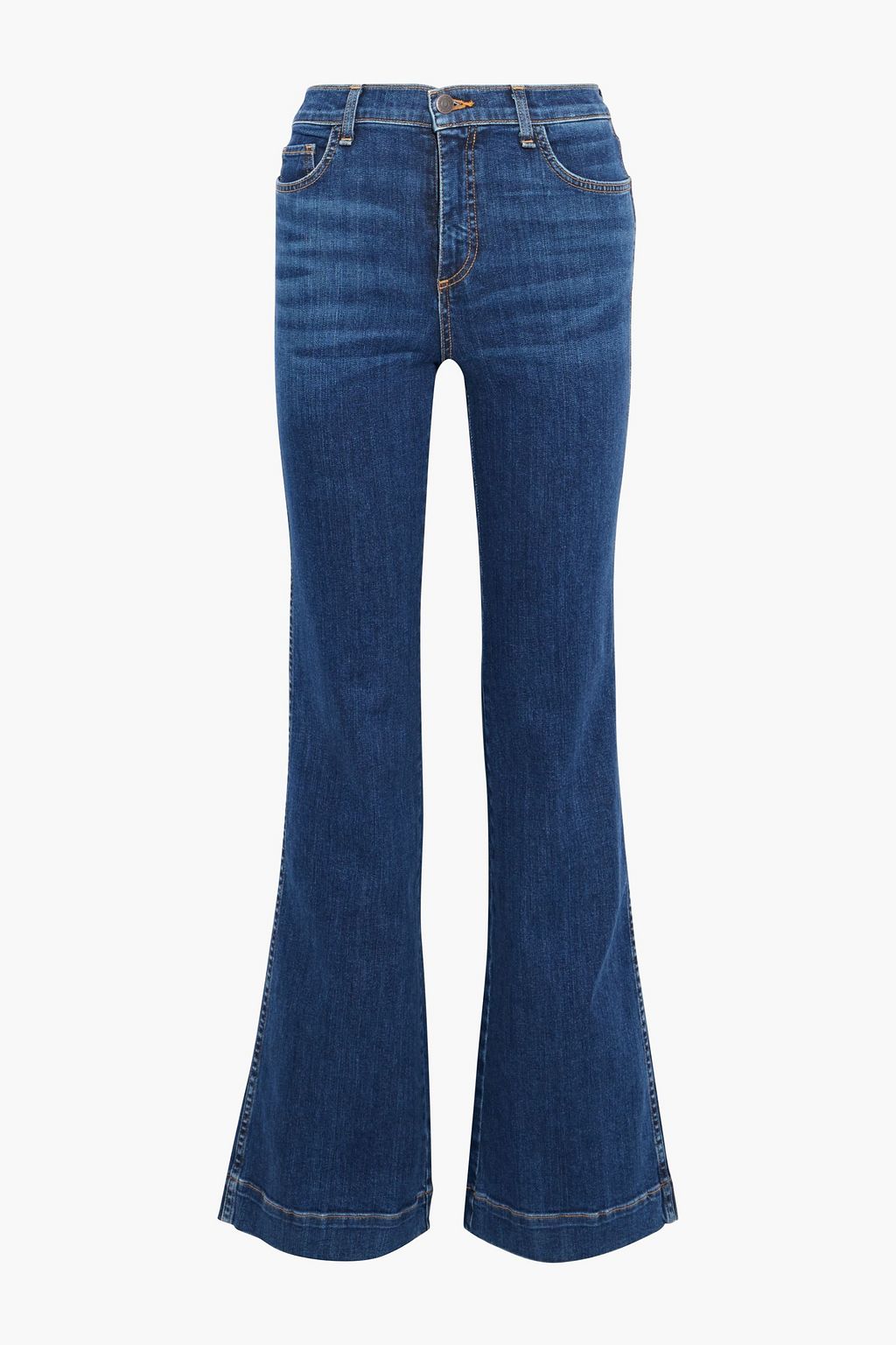 Mid denim Layton high-rise flared jeans | Sale up to 70% off | THE ...