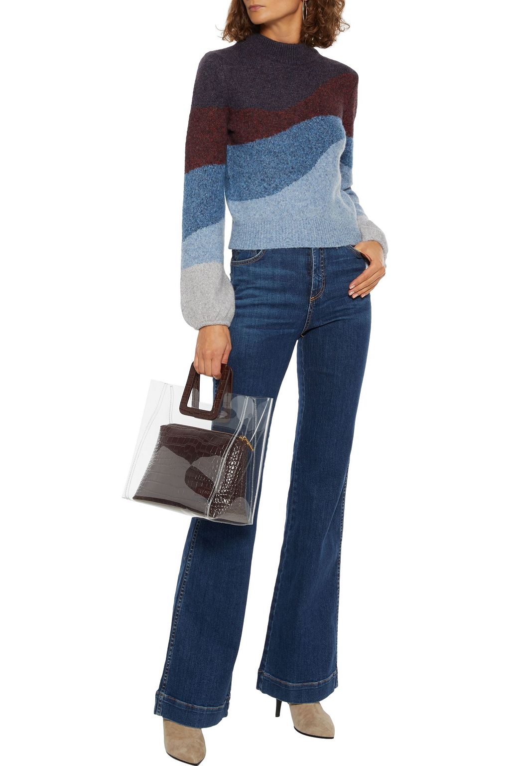 VERONICA BEARD Layton high-rise flared jeans
