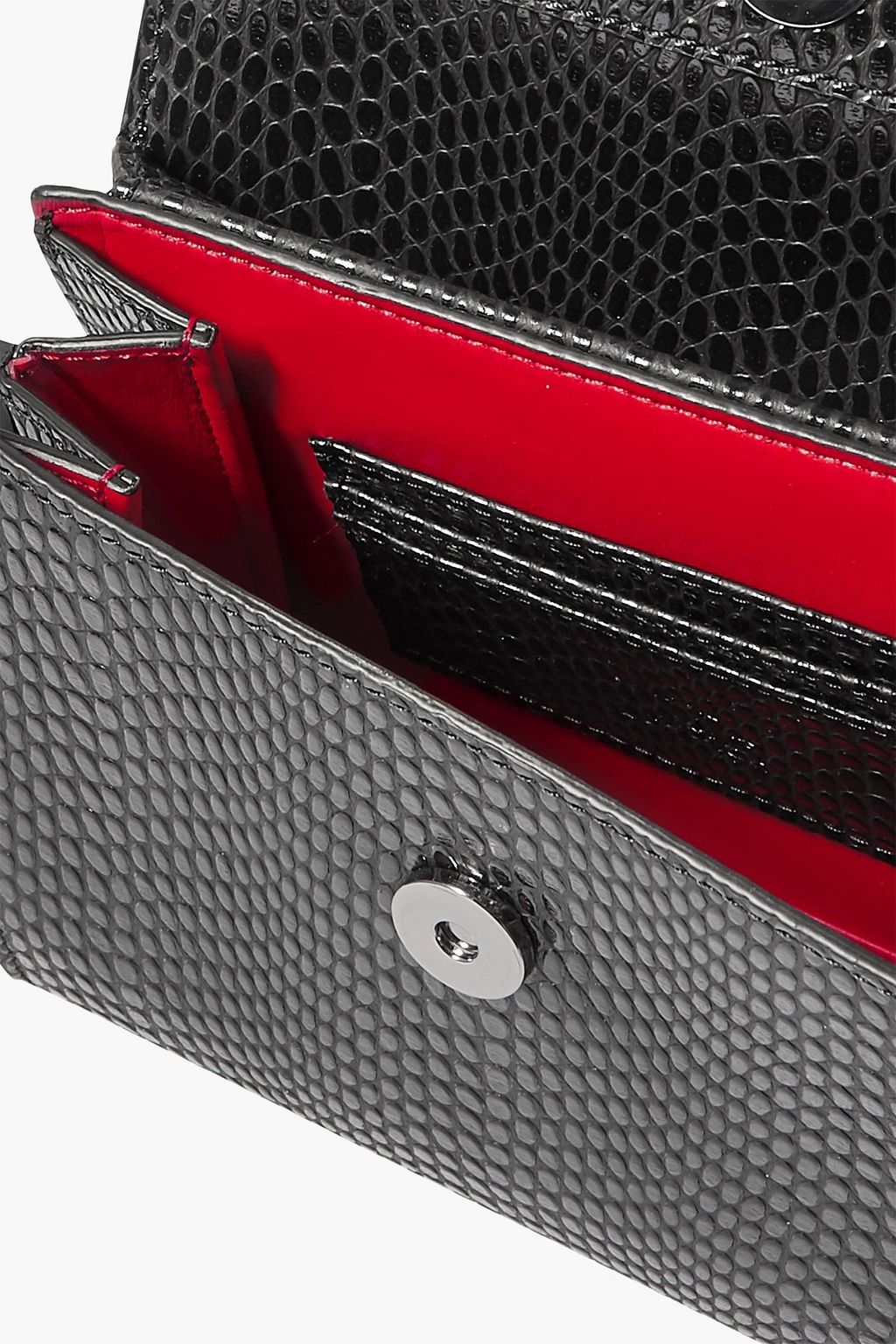 CHRISTIAN LOUBOUTIN Paloma mini snake-effect leather tote