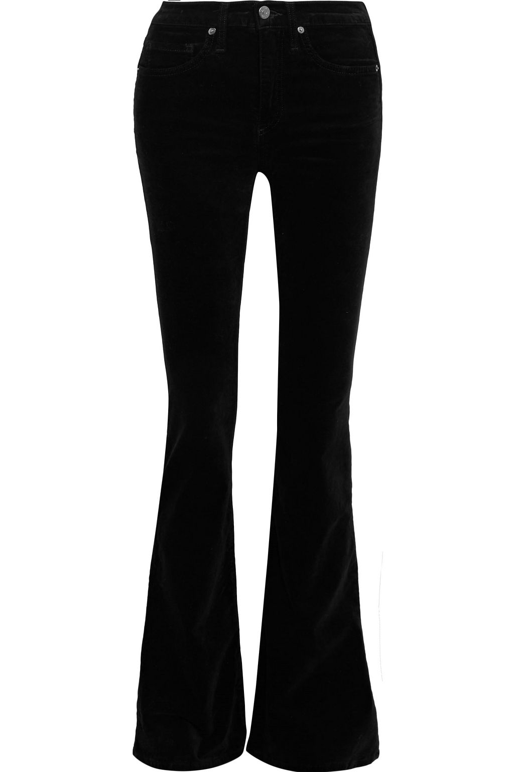 velvet flared pants