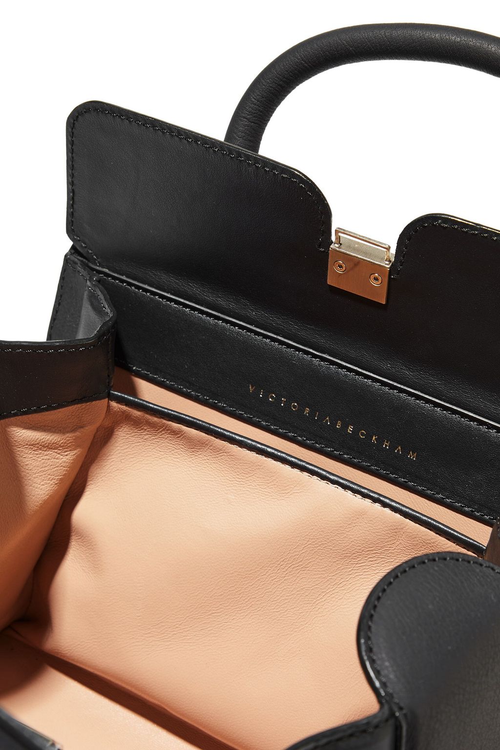 VICTORIA BECKHAM Victoria mini textured-leather tote