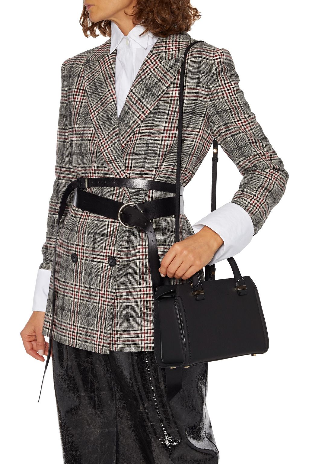 VICTORIA BECKHAM Victoria mini textured-leather tote