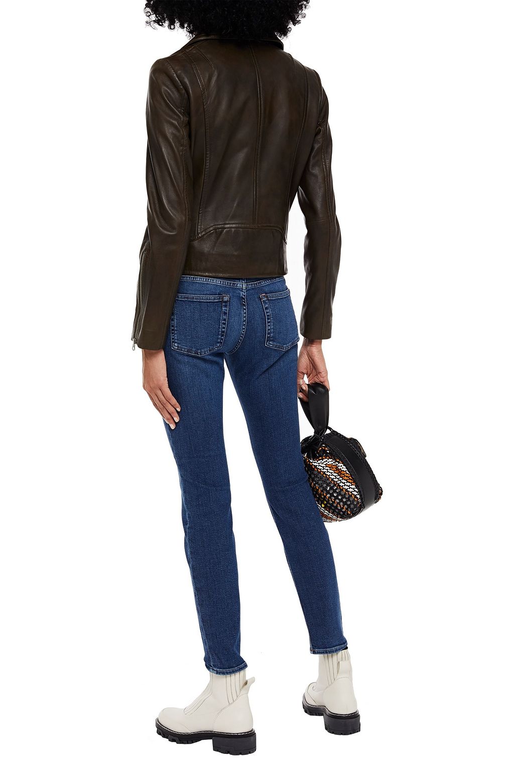 ACNE STUDIOS BLÅ KONST Tief sitzende Skinny Jeans