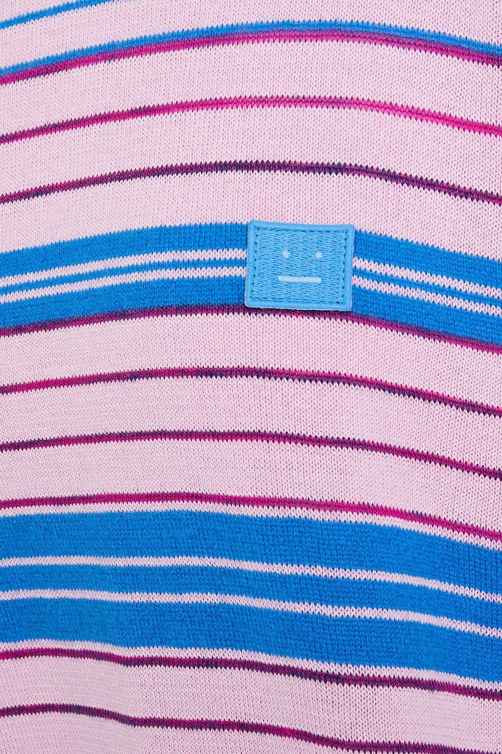 ACNE STUDIOS Appliquéd intarsia cotton-blend sweater