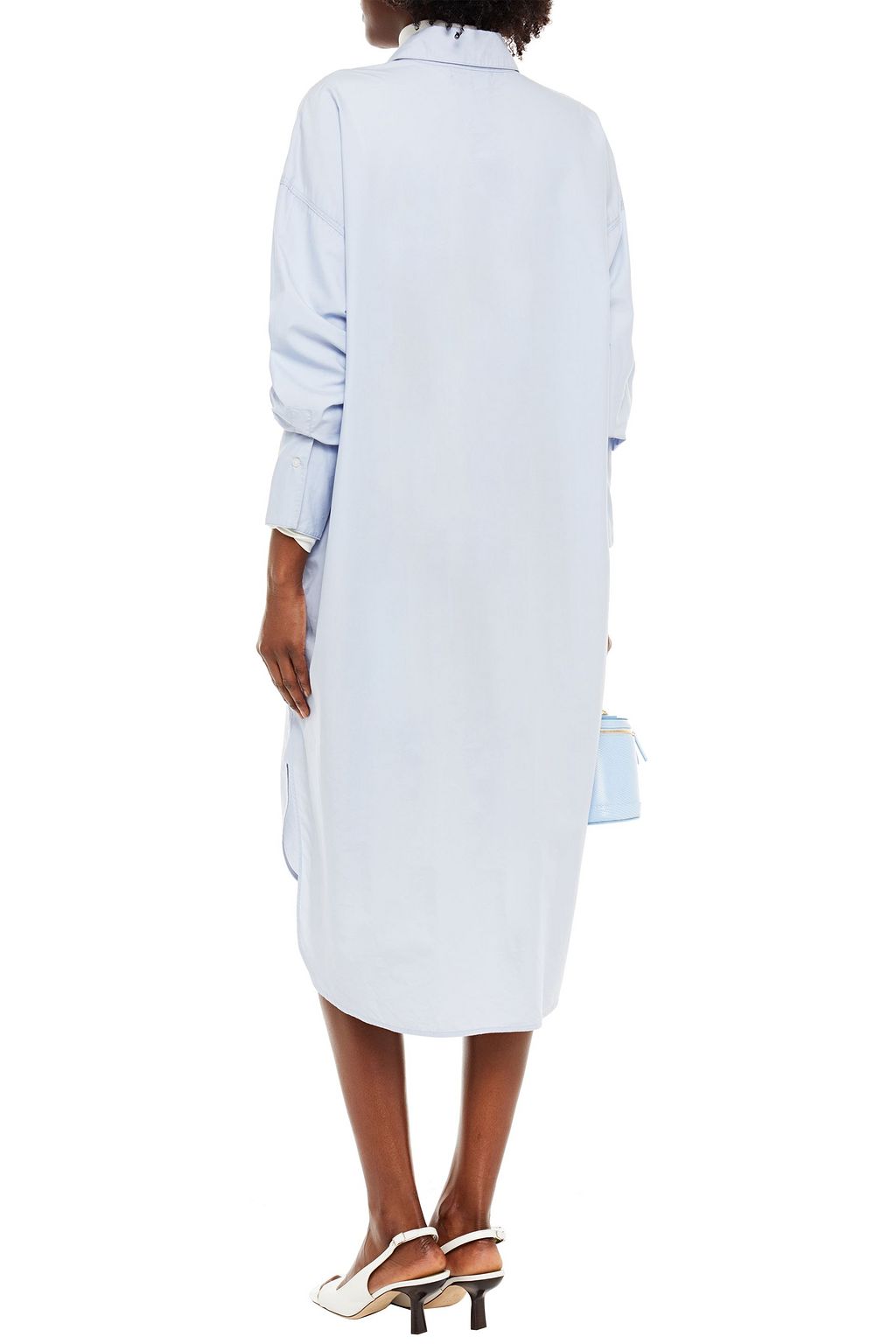 LEE MATHEWS Carter oversized cotton and Tencel-blend poplin shirt dress