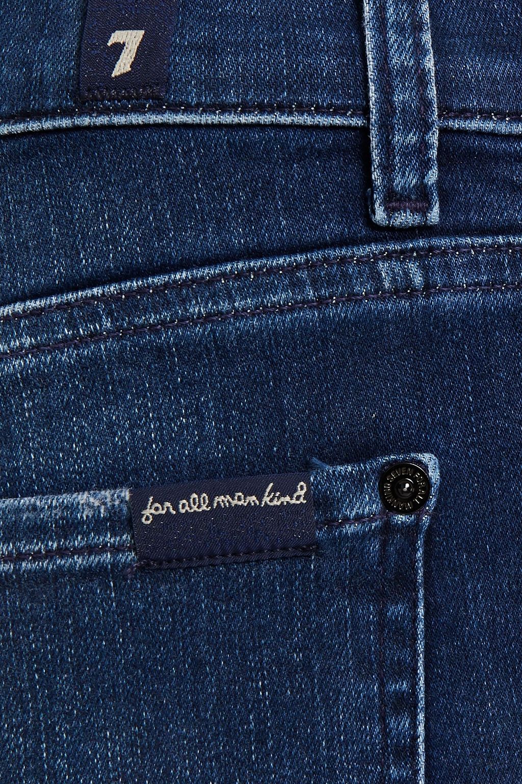 7 FOR ALL MANKIND Relaxed mid-rise slim-leg jeans