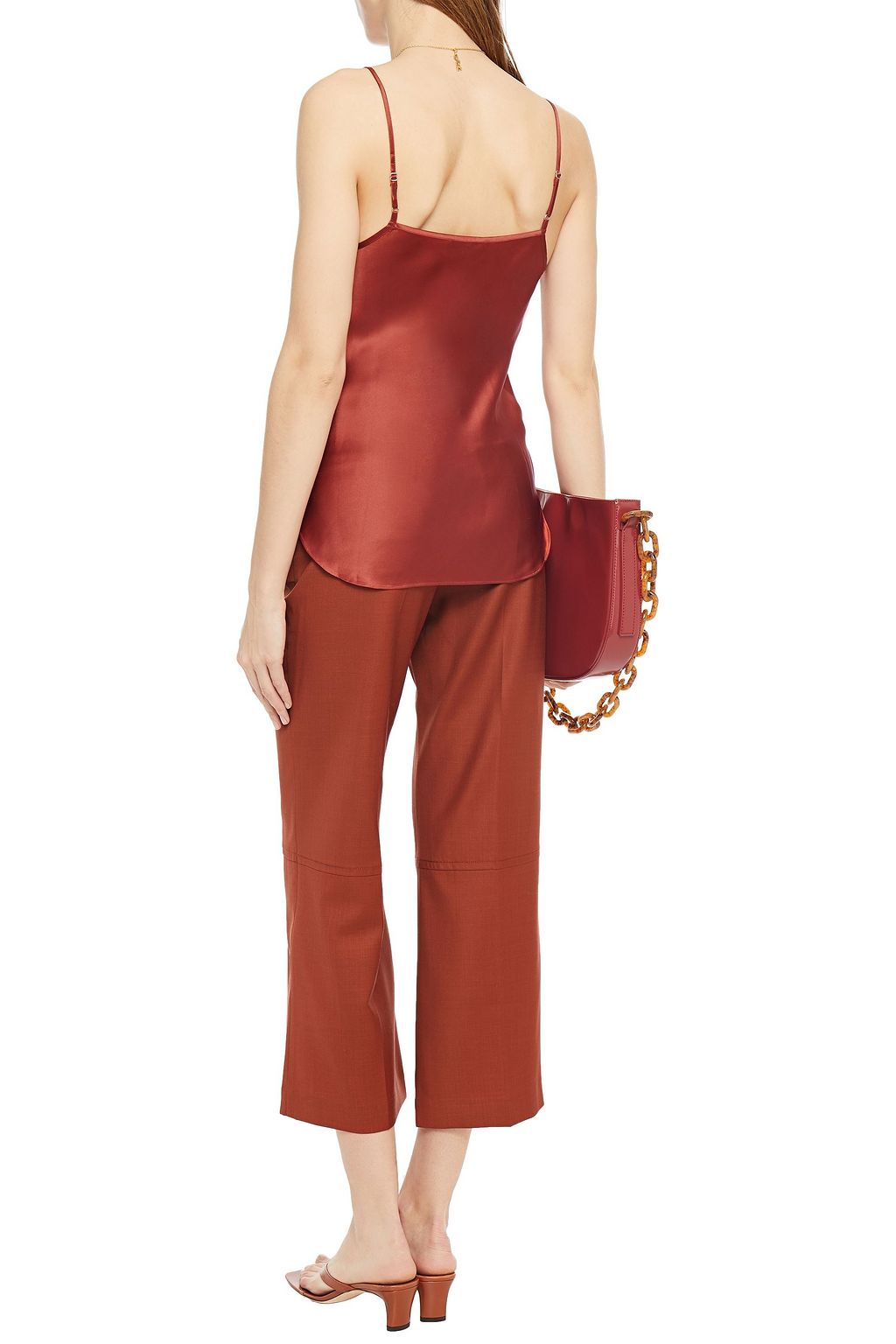 LEE MATHEWS Stella silk-satin camisole
