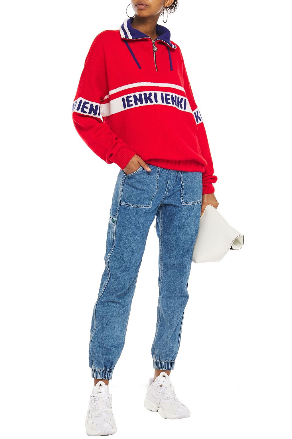 IENKI IENKI Merino wool and cashmere-blend jacquard sweater
